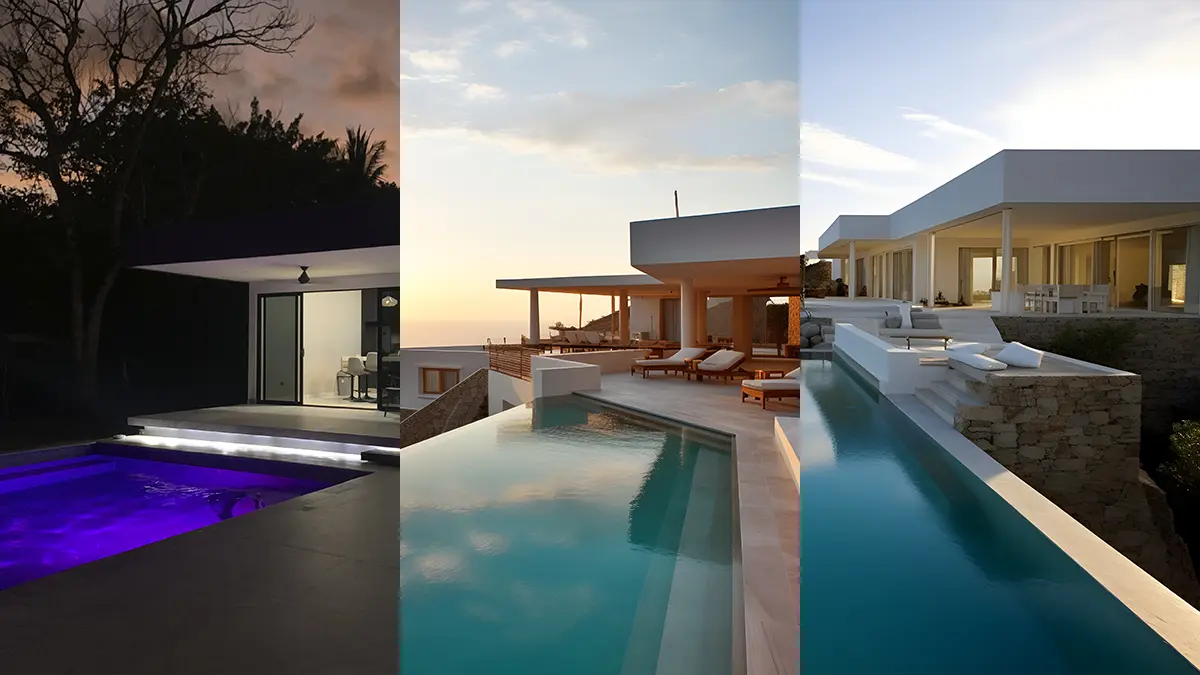 Types of Swimming Pools for Luxurious Contemporary Houses